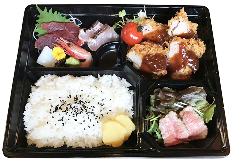 味噌カツ刺身弁当 1,450円